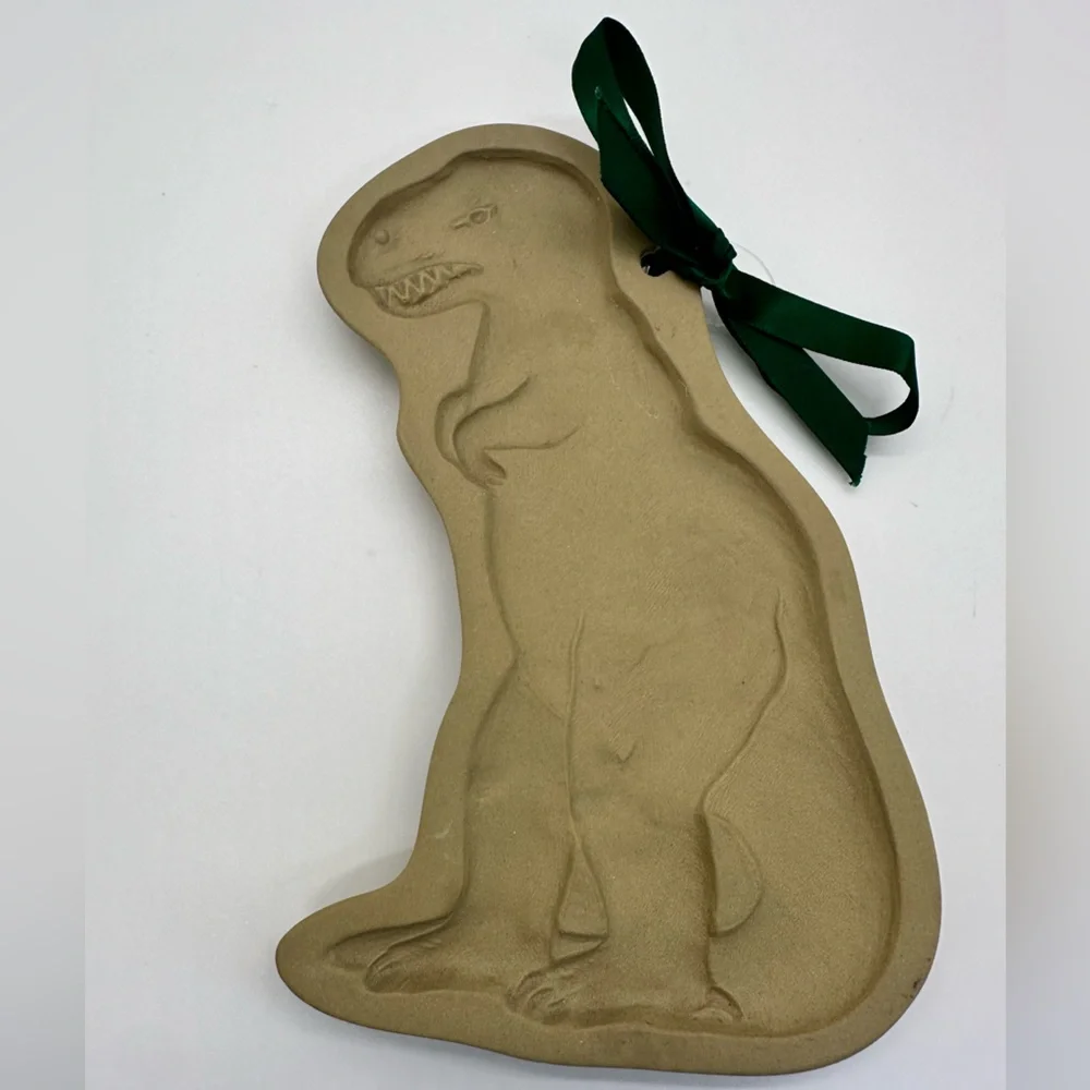 Vintage Brown Bag‎ Cookie Art Tyrannosaurus Rex T-Rex Dinosaur Cookie Mold NEW!
